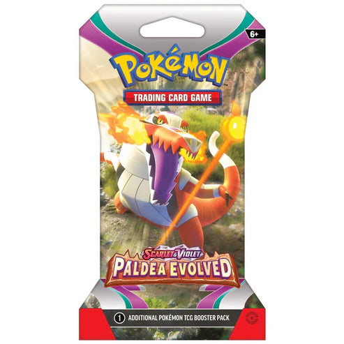 PAL sleeved Scarlet & Violet Paldea Evolved boosterpack