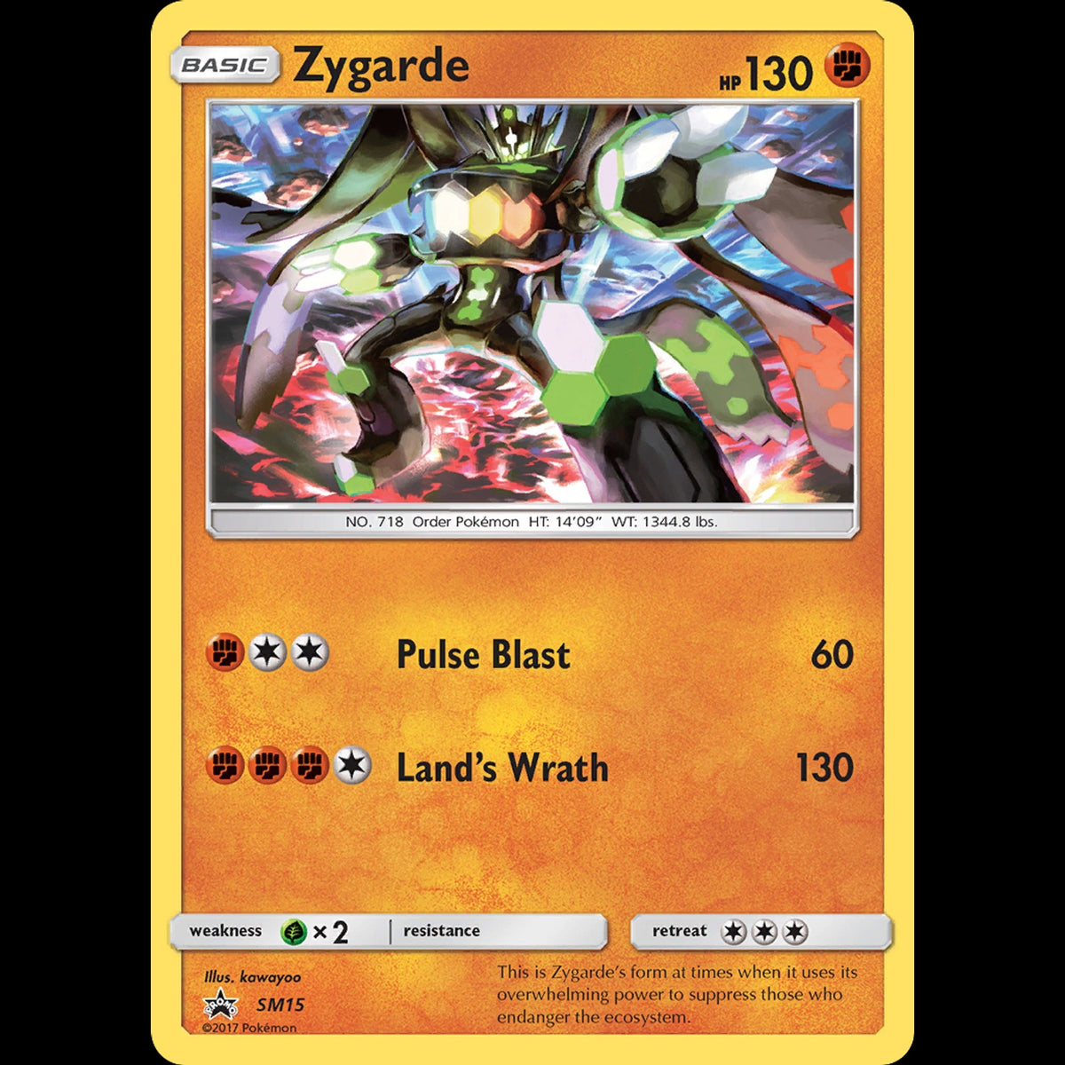 Zygarde - SM Black Star Promos #SM15 - Promo